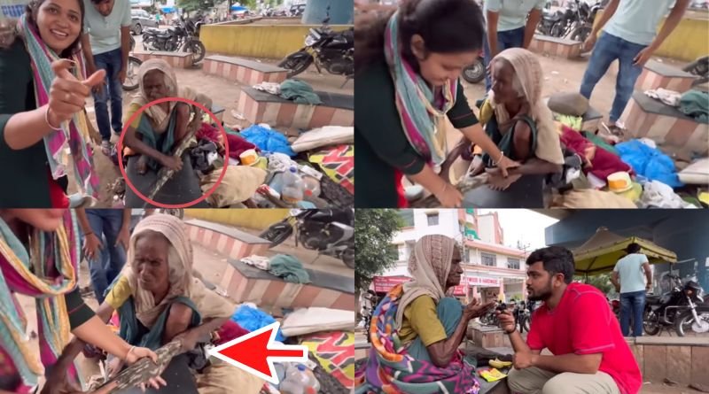 Papatbhai was shocked when he checked the umbrella of the grandmother living on the road