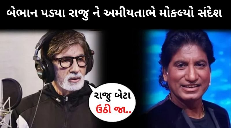 વેન્ટિલેટર પર બેભાન પડેલ રાજુ ને સંભળાવવા માં આવી રહ્યો છે અમિતાભ બચ્ચનનો આ મેસેજ, જાણો એવું તે શુંછે મેસેજમાં ?