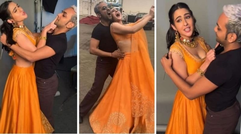 સારા અલી ખાન મેકઅપ વાળા સાથે જાહેરમાં જ કેવી હરકતો કરવા લાગી, ઇલુ ઇલુ સમયનો વિડિઓ સામે આવ્યો...