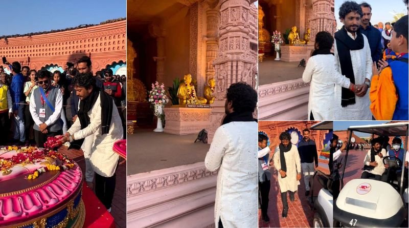 લોક સાહિત્યકાર રાજભા ગઢવી પહોંચ્યા પ્રમુખસ્વામી શતાબ્દી મહોત્સવ માં, જમાવી ડાયરાની રંગત...