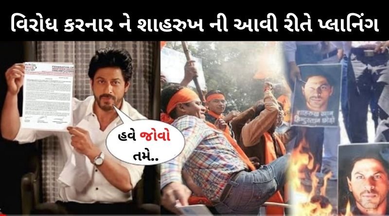 ફિલ્મનો વિરોધ કરનાર ને શાહરુખ ખાન ની આવી રીતે પ્લાનિંગ શરૂ...