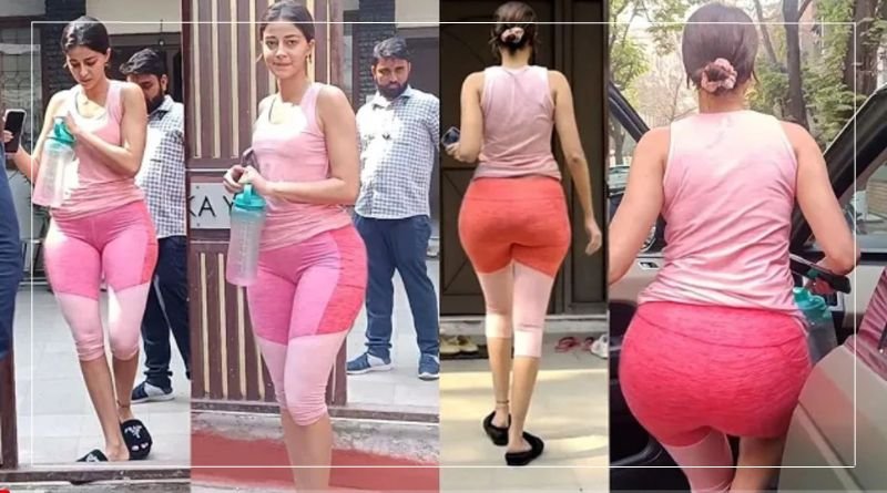 બંદી એ કંઈક ઓવરલોડ થઈ ગઈ, અનન્યા પાંડે ટૂંકી ચડ્ડી માં મોટા ફિગર સાથે સ્પોટ થઈ...