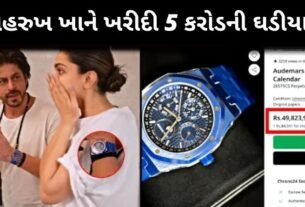 પઠાન ફિલ્મમાં ખુબ કમાણી બાદ શાહરુખ ખાને ખરીદી 5 કરોડની ઘડીયાળ...